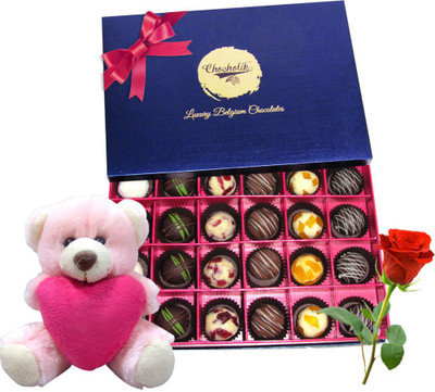 Chocholik Artificial Flower Gift Set