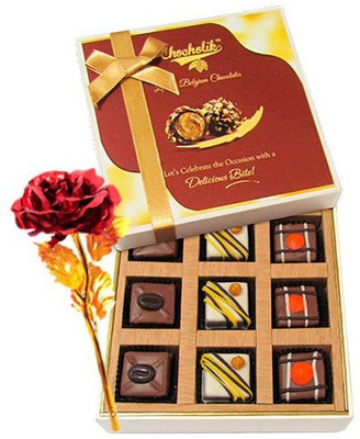 

Chocholik Artificial Flower Gift Set
