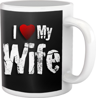 28% OFF on TIED RIBBONS I Love Wife Coffee Ceramic Coffee Mug(350 ml) 28% OFF on TIED RIBBONS I Love Wife Coffee Ceramic Coffee Mug(350 ml)