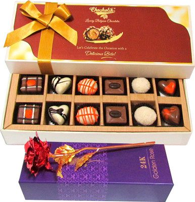 Chocholik Artificial Flower Gift Set