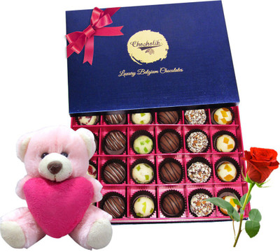 

Chocholik Artificial Flower Gift Set