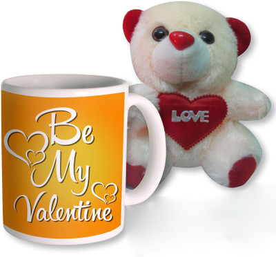 

PhotogiftsIndia Mug, Soft Toy Gift Set