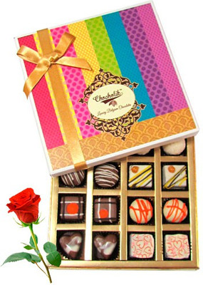 

Chocholik Artificial Flower Gift Set