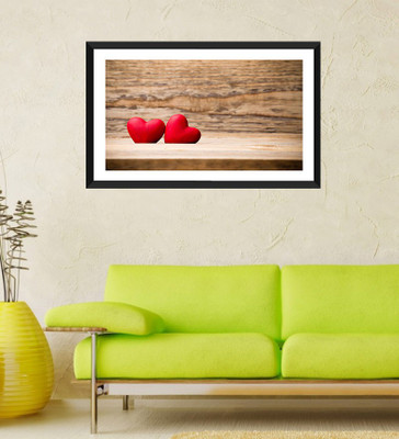 

Tallenge - Valentine's Day Gift - Soul Mates - Framed Art Print On Photographic Paper(24 inch X 18 inch, Framed)