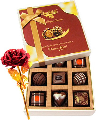 Chocholik Artificial Flower Gift Set