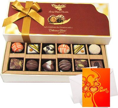 

Chocholik Greeting Card Gift Set