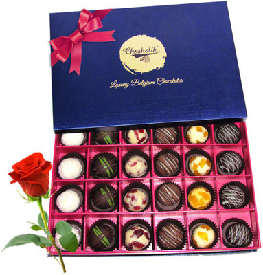 

Chocholik Artificial Flower Gift Set