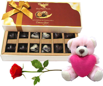 

Chocholik Artificial Flower Gift Set