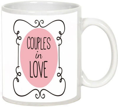 

AllUPrints 14 Feb Valentine Day White Ceramic Mug(325 ml)
