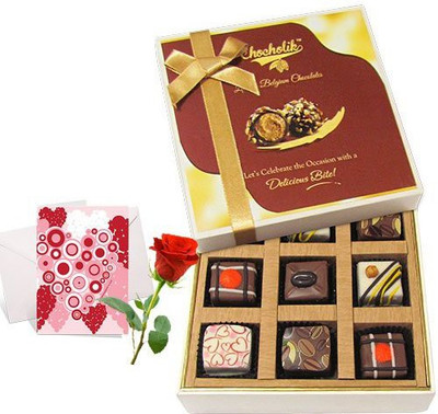 

Chocholik Greeting Card Gift Set