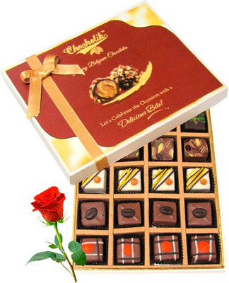 

Chocholik Artificial Flower Gift Set