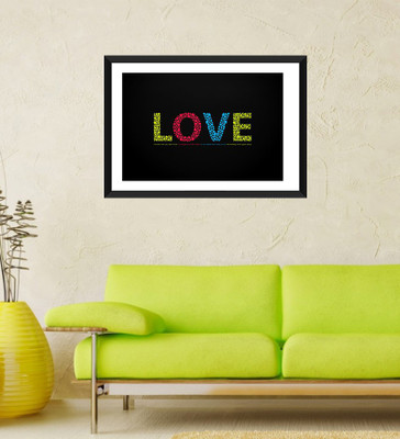 

Tallenge - Valentine's Day Gift - First Love - Framed Art Print On Photographic Paper(24 inch X 18 inch, Framed)