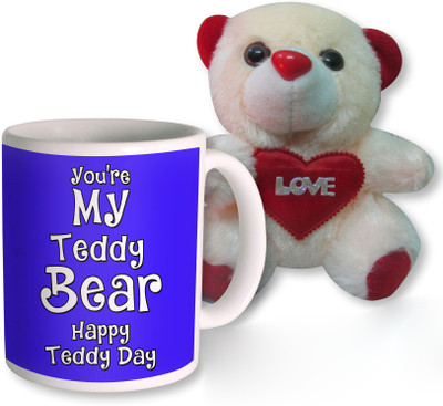 

PhotogiftsIndia Mug, Soft Toy Gift Set