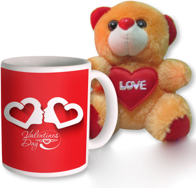 

PhotogiftsIndia Mug, Soft Toy Gift Set