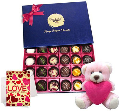 

Chocholik Greeting Card Gift Set