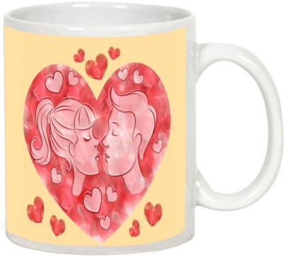 

AllUPrints Love Your Family White Ceramic Mug(325 ml)