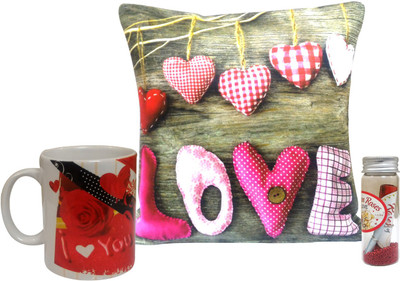 Saugat Traders Cushion, Mug Gift Set