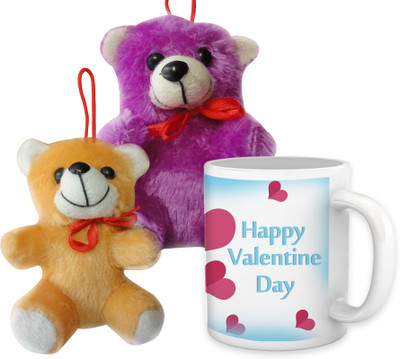 

Tied Ribbons Mug, Soft Toy Gift Set