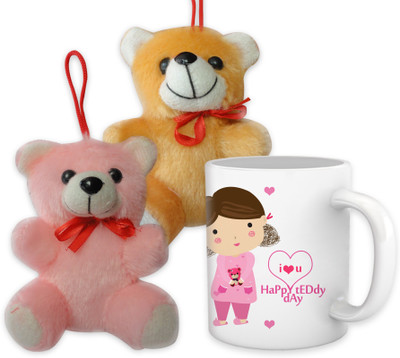 

Tied Ribbons Mug, Soft Toy Gift Set