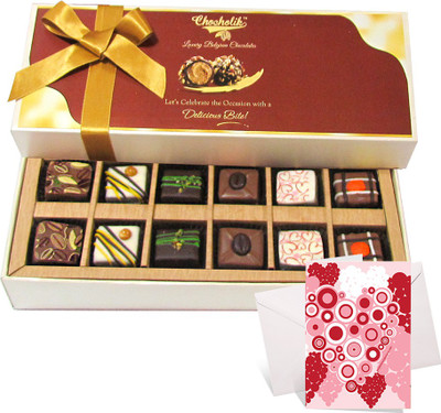 

Chocholik Greeting Card Gift Set