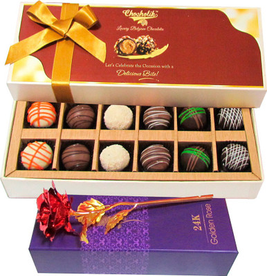 

Chocholik Artificial Flower Gift Set