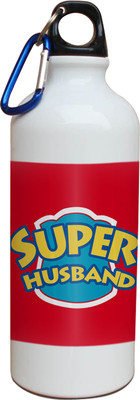 42% OFF on TIED RIBBONS Super Husband Sipper 600 ml Water Bottle(Set of 1, White) 42% OFF on TIED RIBBONS Super Husband Sipper 600 ml Water Bottle(Set of 1, White)