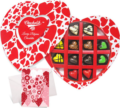 

Chocholik Greeting Card Gift Set