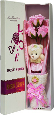 Bird In Blue Artificial Flower Gift Set