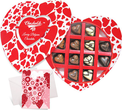 

Chocholik Greeting Card Gift Set