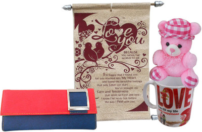 

Saugat Traders Greeting Card, Soft Toy, Mug Gift Set