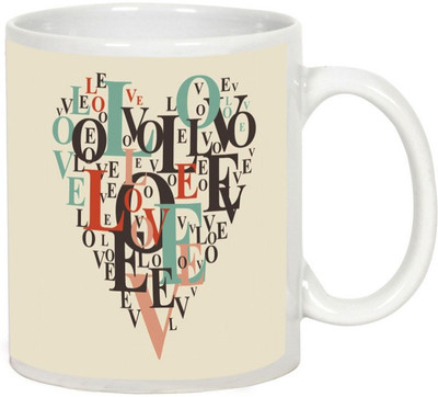 

AllUPrints May This Valentines Day Bring Lots Of Love White Ceramic Mug(325 ml)