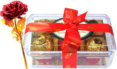

Chocholik Artificial Flower Gift Set
