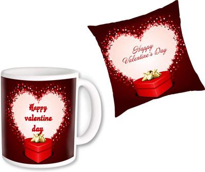 

PhotogiftsIndia Cushion, Mug Gift Set