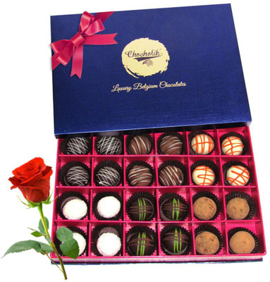 

Chocholik Artificial Flower Gift Set