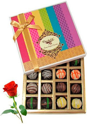 

Chocholik Artificial Flower Gift Set