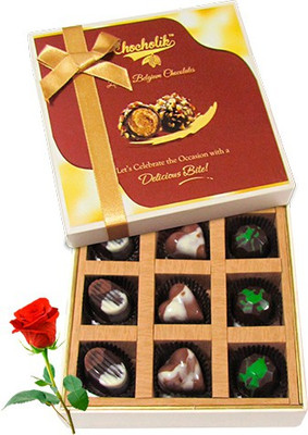 

Chocholik Artificial Flower Gift Set