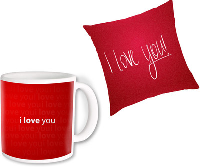 

PhotogiftsIndia Cushion, Mug Gift Set