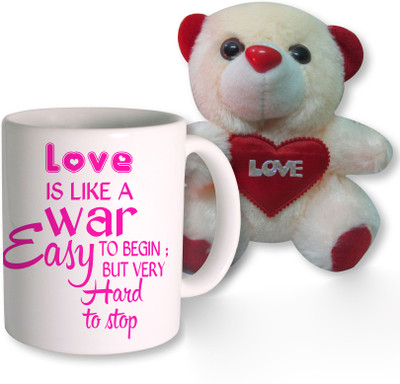 

PhotogiftsIndia Mug, Soft Toy Gift Set