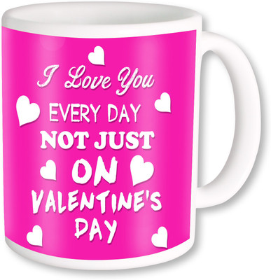 

PhotogiftsIndia happy valentine day 270 Ceramic Mug(325 ml), Multicolor