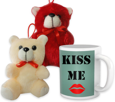 

Tied Ribbons Mug, Soft Toy Gift Set