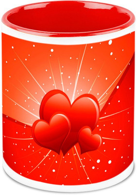 

Homesogood Glowing Valentine'S Day Ceramic Mug(325 ml)