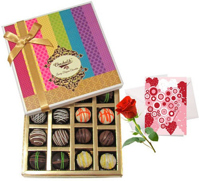 

Chocholik Greeting Card Gift Set