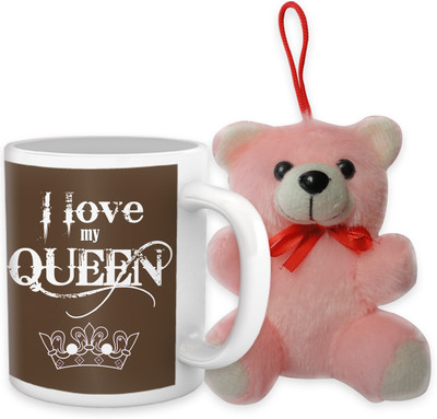 

Tied Ribbons Mug, Soft Toy Gift Set