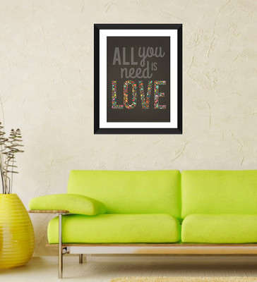

Tallenge - Valentine's Day Gift - Cute Quotes - Framed Art Print On Photographic Paper(12 inch X 8 inch, Framed)