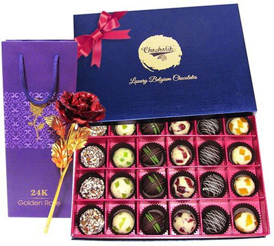 

Chocholik Artificial Flower Gift Set