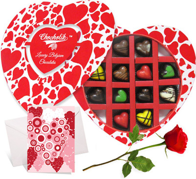 

Chocholik Greeting Card Gift Set
