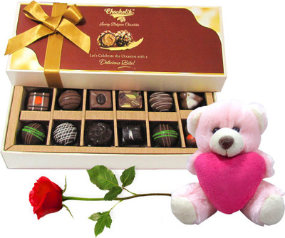 

Chocholik Artificial Flower Gift Set