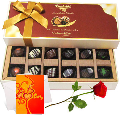 

Chocholik Greeting Card Gift Set