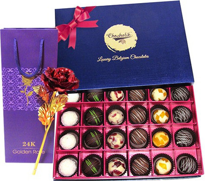 

Chocholik Artificial Flower Gift Set