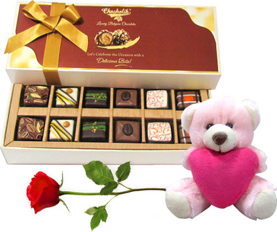 

Chocholik Artificial Flower Gift Set